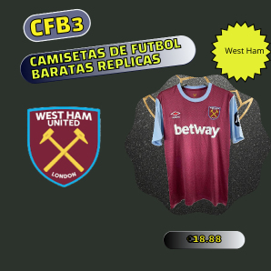 camiseta replica West Ham